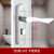 卡贝卫生间门锁家用通用型浴室把手锁具厕所洗手间铝合金玻璃单舌 (孔距110)不配锁舌 30mm-50mm+通用型+带钥匙