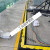 线槽板 线槽减速带橡胶PVC电线电缆护槽室内户外舞台地面过线桥 大中一线槽径80*80mm