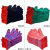 【72双薄款尼龙】耐磨透气线手套劳保男女用工作防护手套 艳红色 12双装(均码)