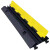 线槽减速带橡胶pvc过路线桥电缆保护槽水管演出穿线盖线板压线板 20号(室内黄色小一线)