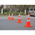 MALYpvc路锥禁止停车交通设施反光锥道路安全施工警示三角圆锥路障 70CM-1.5kg款 0.4kg起 红