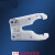 雕刻机刀夹自动换刀架ISO30/BT30数控加工中心卡爪换刀库bt40卡键 HSK40E白色刀夹