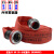 祥和牌XIANG HE红色消防水带65 国标13型-65-20聚氨酯25米2.5寸加厚消防栓水管袋 红色13-65-20+卡式接口（KDK65Z）