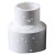 飓程 PVC给水管配件异径直接 管箍 白色 单位：个 90mm*40mm 