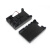 4代 Raspberry Pi 4B铝合金外壳 主板双风扇散热保护壳盒子 带风扇外壳(黑色)