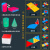 正方体长方体数学教具认识图形单元套装表面积展开图五年级下册圆锥圆柱体立体几何磁性框架拼接折叠积木模型 【体积容量单位+正方体+长方体演示器+圆柱演示器+