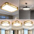 欧普灯中山灯三室两厅新中式吸顶灯客厅灯简约现代卧室书房餐厅 M.W-7018-50cm方+三色光