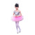 比克尼可六一儿童演出服幼儿园舞蹈服女童蓬蓬纱裙可爱娃蝴蝶连衣裙表演服 粉色+裤袜 100cm