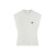 fano studios5.6 范洛半高领莱赛尔纤维亲肤舒适针织无袖针织衫T恤FX24S186 白色 S,48小时内发货