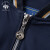 Royal Queen’s Polo Team2023新款春季棒球领夹克外套男薄款休闲商务青年茄克外穿上班 深蓝色 165
