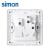 西蒙（SIMON） 开关插座面板五孔插座空调带开关86型墙壁暗装C20系列雅白色 16A空调带开关