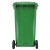 盛方拓 绿色240L 加厚户外桶 商用大号物业环卫翻盖垃圾桶 挂车款 可定制	
