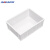 京顿 周转箱塑料箱加厚工具零件收纳箱物料盒白色整理箱塑胶箱筐子410*310*145mm 