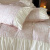 罗兰禧约法式褶皱60S莱赛尔天丝四件套凉爽夏季公主风被套床单床上用品 LB60S天丝法式套件-薄荷少女粉 床单款1.5/1.8米床被套200x230cm
