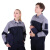斯卡地尔（Scotoria）夏季工作服套装 分体式长袖工装舒适高棉 CVC1401 灰蓝色 XXXXL