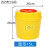 黄色废物盒锐器盒一次性利器小型垃圾桶圆形针头医院方形 圆形1升 圆形6.5升
