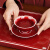 欣义 郎红茶杯茶具套装组合景德镇手工陶瓷功夫茶具礼物高温原矿色釉 玫瑰花形一杯一碟套装