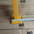 短云 道闸配件起落杆支架黄色高度可调节78cm-100cm