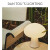 IGIFTFIRE丹麦Obell充电调光蘑菇台灯 北欧便携式氛围书房卧室床头装饰台灯 白色 触摸开关