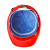 利力维特安全帽内衬 一次性安全帽内衬蓝色固定式无纺布吸汗透气头盔内胆 薄款 蓝色10只