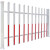 RFSZ 栅栏草坪护栏立柱 PVC塑钢防护栏立柱 白色 1.6米高【支持定制】详情咨询