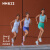NN&22四分短裤专业跑步女款紧身马拉松运动服户外装备透气速干面料修身 绿色-尺码拍大一码 S