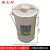固士邦废液缸耐酸固废桶螺纹口回收桶10L圆柱形带提手污水桶GC867