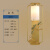 新中式壁灯客厅背景墙壁灯卧室床头灯禅意过道现代简约中国风灯具 翠绿色 1617金(