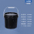 加厚食品级塑料桶圆桶密封桶小水桶油漆桶2l5L20KG25升酱料桶 5L黑色