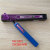 定制适用光纤耦合器法兰盘接头LC SC FC MPO清洁笔 一按式光纤清洁器2.5mm 紫色ODC专用