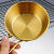 realpurity304不锈钢拉丝米酒碗带把韩国料理钛金色手柄碗调料碗餐厅用 304土豪金无手柄 13cm(500ML)