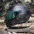 pista gprr75周年药丸冰蓝黑红轨迹亮光碳纤维赛车头盔部分定制 gprr冰蓝送电镀蓝镜片 XL