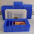 贝傅特 塑料周转箱 零件物料盒   零件物料盒 胶框物料盒子 10号蓝150*95*55mm(加厚）