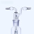 125ml250ml500/1000多孔气体洗瓶高硼硅玻璃洗气瓶玻璃缓冲瓶 干燥塔 250ml