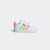 adidas GRAND COURT 2.0魔术贴运动学步鞋女婴童阿迪达斯轻运动 白色/粉色/绿色/橙色 27(160mm)