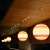 星球吊灯店铺大厅幼儿园游乐场咖啡厅餐厅酒吧台艺术圆球月球吊灯 定制月球款 直径120cm