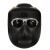 于于 自动变光电焊面罩电焊眼镜电焊防护面屏头戴式氩弧焊焊工电 BX5黑色面罩+灰色眼镜1副