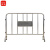 谋福573不锈钢铁马护栏 广场地铁围栏景区围栏定制收费( 304不锈钢加横板1米*2米 )