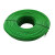 禾音深井潜水泵下井绳软细线包塑不锈钢钢丝绳弹簧扣夹头安装配件 绿色5mm直径100米送8个锁扣