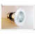 E27螺口筒灯老式筒灯嵌入式老款大筒灯外壳拧灯泡的筒灯架螺纹丝 4寸白色 开孔12CM