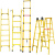 定制适用玻璃钢绝缘梯电工检修电力专用便携鱼竿梯折叠人字梯升降伸缩梯子 人字梯2.5米（出厂价不包邮