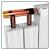 华圣格散热器 家用水暖壁挂式暖气片 铜铝复合复合80*80 0.3m 三柱起拍