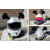 千奇梦猫耳朵头盔装饰品小配件摩托车平衡车机车电动车外卖滑雪熊耳 白色 #1#