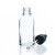 透明螺口密封玻璃滴管瓶 胶头吸管瓶 化妆品分装瓶小样滴瓶精油瓶 透明20ml