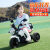 健乐动宝宝电动三轮车摩托车带音乐哈雷款充电可坐骑2/3/5岁儿童玩具车 红色[哈雷摩托]