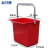 希万辉 带刻度加水桶清洁工具塑料手提水桶【红色】XWH0371