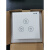 AJB新款86型碧桂园安居宝开关面板 e无线通讯技术智能灯光控制器 白色一位单面板