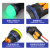 蓝波22mm电源工作指示灯9 24V平面球面发光LED塑料信号灯AD16圆形大面球形快接端子 塑料圆球面-红光