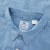 李维斯（Levi's）夏季新款男士休闲复古牛仔短袖衬衫 蓝色 XS