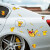 迈米德汽车疤痕遮盖划痕车贴花卡通贴画电动车装饰个性车身创意遮挡贴纸 全套约34个图案